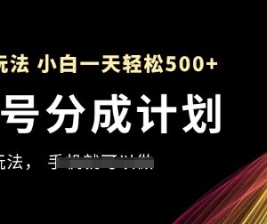 视频号分成计划感人绘画赛道玩法 新手零基础易上手可获稳定收益-雨叶虚拟资源网