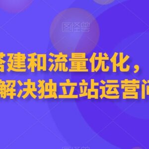 独立站搭建流量优化收款全流程 三合一运营实战课程-雨叶虚拟资源网
