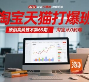 第69期淘宝天猫打爆班高阶技术 淘宝从0到爆全链路运营教程-雨叶虚拟资源网