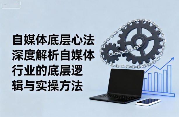 自媒体底层心法教程 深度解析行业底层逻辑与实操方法