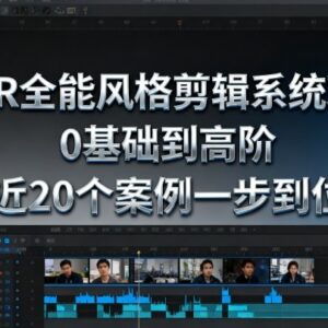 PR全能风格剪辑系统班 0基础到高阶近20个案例全流程教学-雨叶虚拟资源网