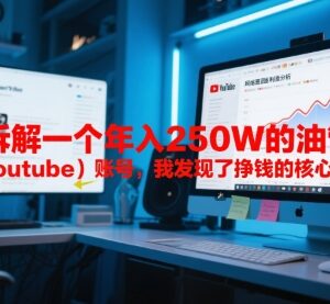 拆解年入250万YouTube账号 揭秘油管创作者变现核心逻辑-雨叶虚拟资源网