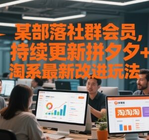 2025拼多多及淘系最新运营玩法 某部落社群会员专属持续更新-雨叶虚拟资源网
