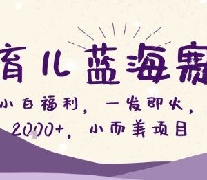 AI育儿蓝海赛道玩法解析 新手可操作的低门槛高收益副业指南-雨叶虚拟资源网