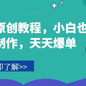 小白可上手的音乐短剧原创制作教程 热门爆单玩法实操指南-雨叶虚拟资源网