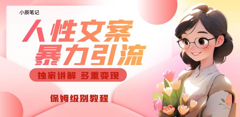 人性文案引流及多重变现玩法保姆级教程 附全套实操资料