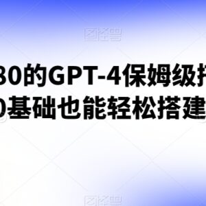 0基础可上手的GPT-4 Turbo保姆级搭建教程 附配套学习资料-雨叶虚拟资源网