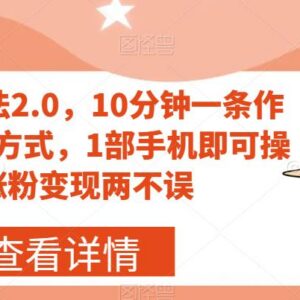 搞笑号2.0新玩法详解 10分钟做作品 单手机操作可实现涨粉变现-雨叶虚拟资源网