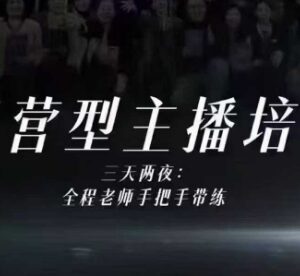 婉婉运营型主播线下培训课 四大核心能力十小时带字幕干货录像-雨叶虚拟资源网