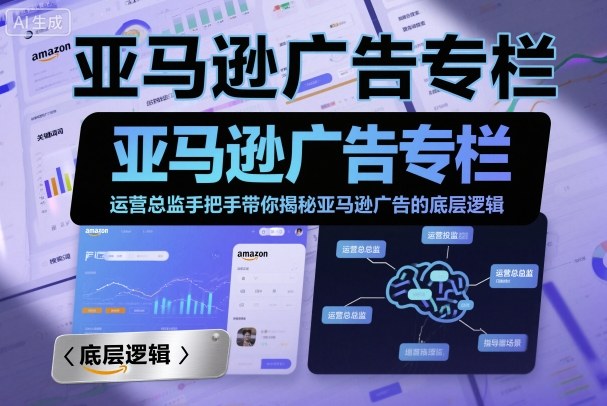 亚马逊广告底层逻辑全解析 新手到高阶卖家运营实操指南