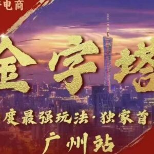 波仔电商10月线下课88页PPT 金字塔玩法3天极速起量教程-雨叶虚拟资源网