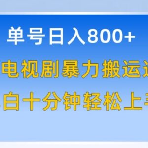 视频号电视剧搬运进阶玩法 零基础可过原创赚创作者分成-雨叶虚拟资源网