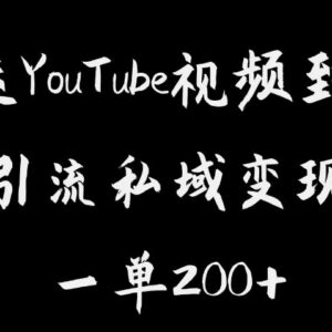 搬运YouTube视频到B站引流私域玩法 单利润200+低门槛操作指南-雨叶虚拟资源网