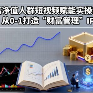 从0到1打造财富管理IP 高净值人群短视频赋能实操课详解-雨叶虚拟资源网