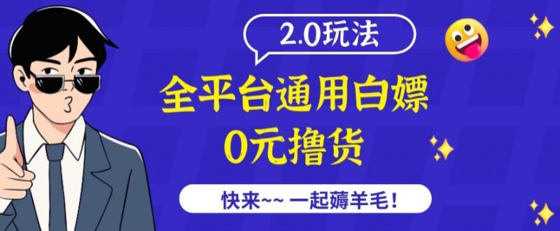 售价2980元全平台通用撸货项目2.0玩法 完整揭秘附防范要点