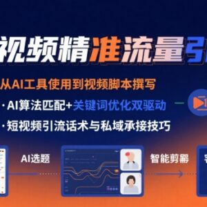 AI+短视频获客实战营教程 手把手教你获取精准客户流量-雨叶虚拟资源网