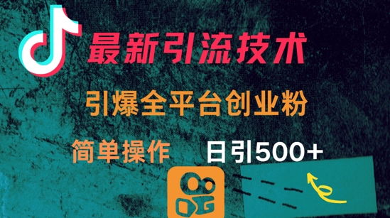 2025实用低竞争创业粉全平台引流方法 简单操作可日引300+