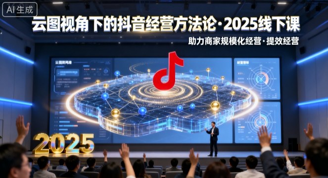 2025抖音云图经营方法论线下课 助力商家规模化提效经营 附录音字幕