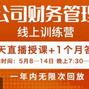 陈少珊电商公司财务体系学习班 电商财务经营管理实操培训课程-雨叶虚拟资源网
