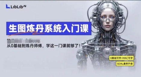 LibLibAI哩布哩布生图炼丹入门课 从基础到实操全流程讲解