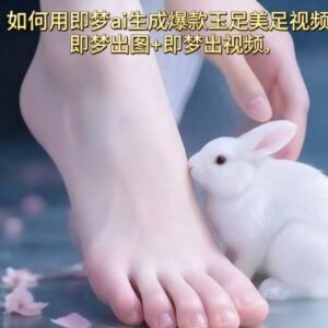 即用即梦AI生成爆款玉足美足视频 图文转视频实现账号快速涨粉-雨叶虚拟资源网