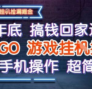 2025年底可落地 纯手机操作CSGO饰品全自动捡漏赚差价项目揭秘-雨叶虚拟资源网