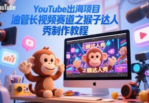 YouTube出海项目实操教程 油管长视频猴子达人秀内容制作指南-雨叶虚拟资源网