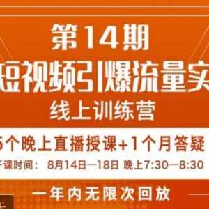 南掌柜淘系短视频引爆流量实战班 5天完整课程核心内容汇总-雨叶虚拟资源网