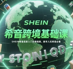 SHEIN希音卖家入门实操指南 新手入驻运营全流程教程-雨叶虚拟资源网