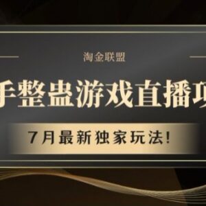 快手整蛊游戏直播7月最新玩法 完整实操变现教程分享-雨叶虚拟资源网