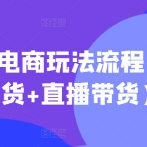 2024视频号电商玩法全流程 短视频+直播带货实操教程-雨叶虚拟资源网