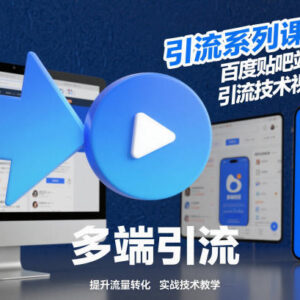 百度贴吧站内站外引流技术视频教程 含养号留联防删等实操技巧-雨叶虚拟资源网