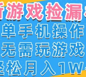 游戏饰品自动捡漏最新玩法 小白单手机可操作无需游戏经验-雨叶虚拟资源网
