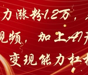 小红书AI猫咪带货种草玩法解析 20天涨粉1.2W变现路径分享-雨叶虚拟资源网