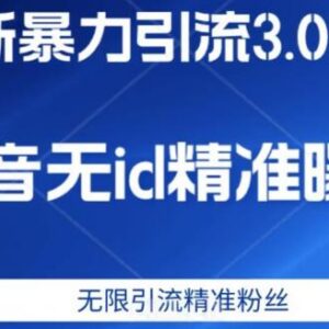 抖音无ID暴力引流3.0版本详解 安卓端各行业精准获客工具指南-雨叶虚拟资源网