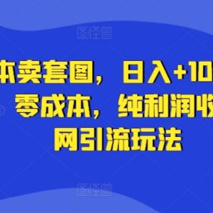 零成本售卖写真套图项目玩法 低门槛高收益副业实操攻略-雨叶虚拟资源网