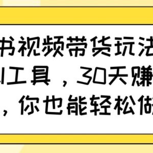 小红书AI生成儿童故事视频带货玩法 新手零成本可快速上手变现-雨叶虚拟资源网