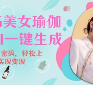 2025瑜伽美女短视频流量变现新玩法 零基础操作全指南-雨叶虚拟资源网