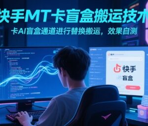 快手MT卡盲盒搬运技术分享 AI盲盒通道替换操作方法参考-雨叶虚拟资源网