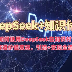 DeepSeek知识付费赛道变现指南 引流+变现全流程操作详解-雨叶虚拟资源网
