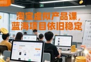 淘宝虚拟产品蓝海项目教程 从开店到运营全流程实操课-雨叶虚拟资源网