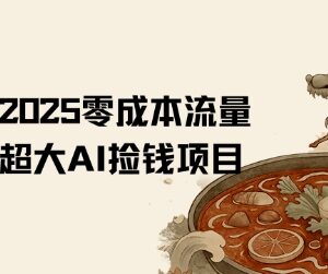 2025零成本AI流量项目 用AI生成高热度奇幻微观短视频方法-雨叶虚拟资源网