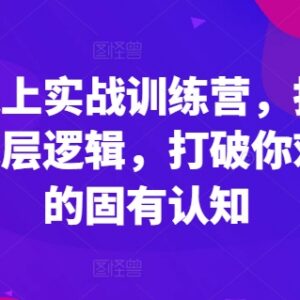 外贸线上实战训练营教程 拆解行业底层逻辑打破固有认知-雨叶虚拟资源网