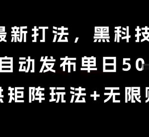 2024年8月电商带货最新自动化打法 附矩阵运营玩法揭秘-雨叶虚拟资源网