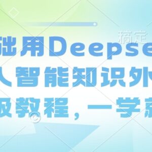 零基础用Deepseek搭建个人智能知识外脑 保姆级实操教程-雨叶虚拟资源网