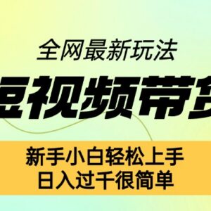 2024快手短视频带货最新玩法 新手零门槛可快速上手实操教程-雨叶虚拟资源网