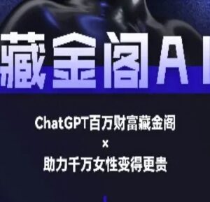 藏金阁AI私域行动营全套教程 AI助力私域运营与文案创作-雨叶虚拟资源网