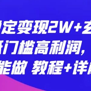 低门槛玄学测算变现项目实操详解 小白可上手稳定盈利攻略-雨叶虚拟资源网