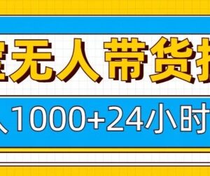 淘宝24小时无人直播带货教程 稳定赚佣金实操全指南-雨叶虚拟资源网