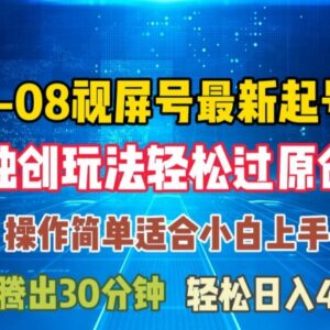 2024年8月视频号最新起号玩法 实用过原创实操运营技巧分享-雨叶虚拟资源网